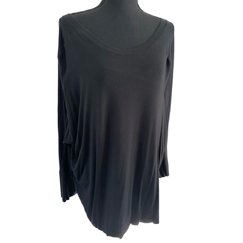 Soma Black Crewneck Jersey with Criss Cross Back - XXL